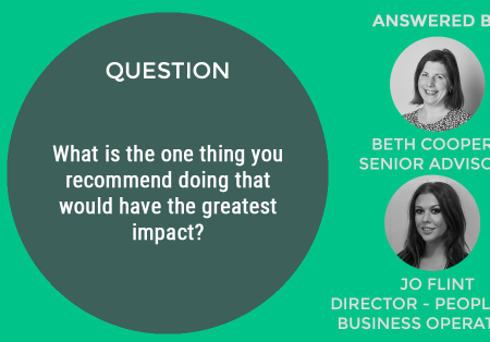 Webinar Question #6: What is the one thing you recommend doing that would have the greatest impact? Webinar Question #6: What is the one thing you recommend doing that would have the greatest impact?